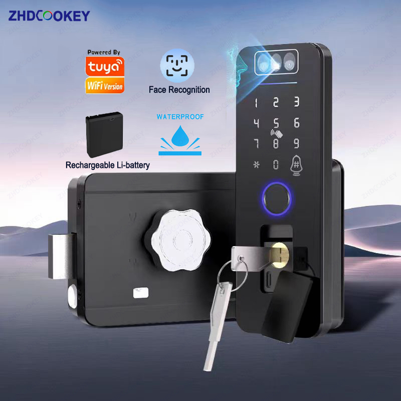 Smart Garden Lock - Serratura Intelligente Ricaricabile Impermeabile con Riconoscimento