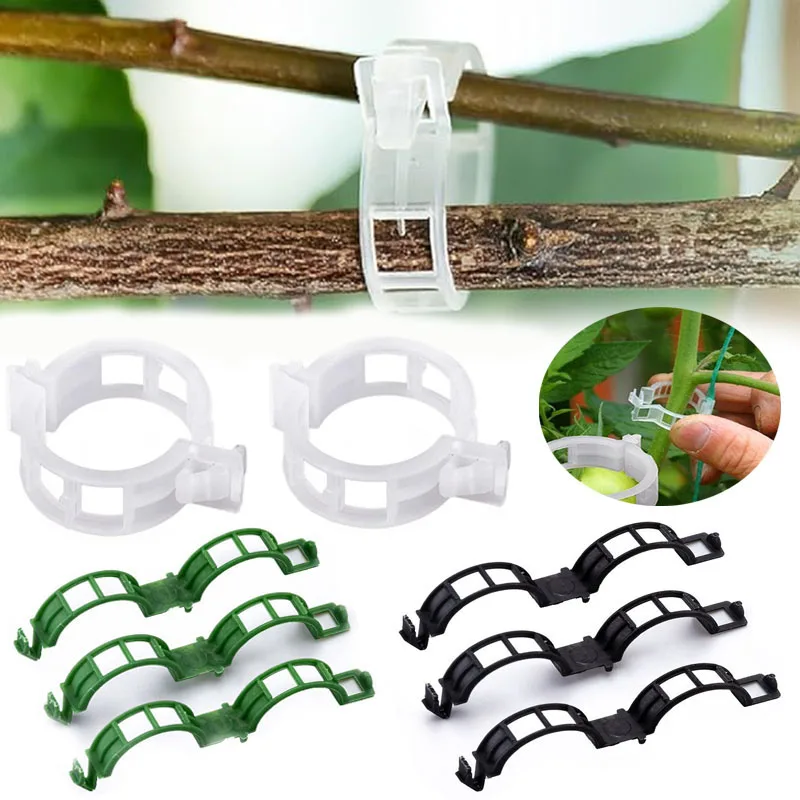 Smart Garden Hub - 100PCS Pianta Clip di Fissaggio Riutilizzabile