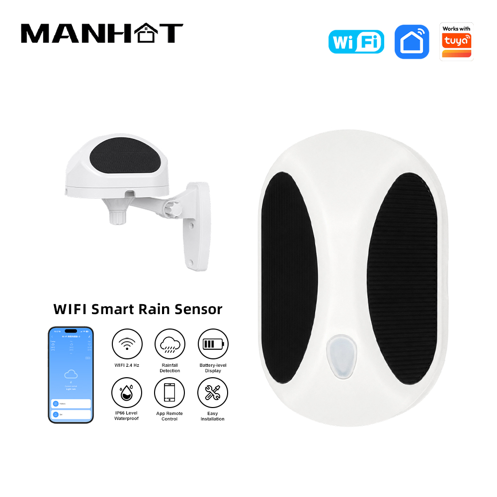 Smart Garden Arduino - Sensore Pioggia WiFi Smart MANHOT IP65