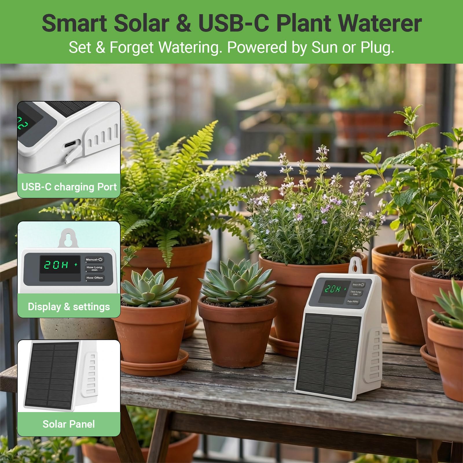 Sistema di irrigazione solare  - Smart Garden Technology recensione e prezzo