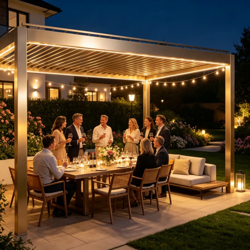 Pergola Bioclimatica in Allumi - Smart Garden Electric Pergola recensione e prezzo